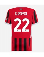 AC Milan Emerson Royal #22 Domácí Dres pro Dámské 2024-25 Krátký Rukáv